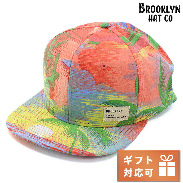 ブルックリンハット キャップ メンズ ブランド BROOKLYN HAT ポリエステル 17363 PINK ピンク マルチカラー 小物 父の日 プレゼント 実用的