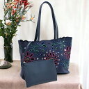 ＼激アツな6日間★全品10%OFFクーポン／ クロエ トートバッグ レディース ブランド CHLOE リネン イタリア CHC22SS493G24 NAVY ネイビー系 バッグ