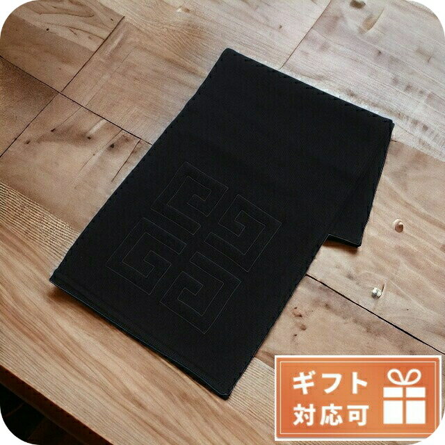 ジバンシー マフラー レディース GIVENCHY ウール100% イタリア BG0086 ブラック 小物