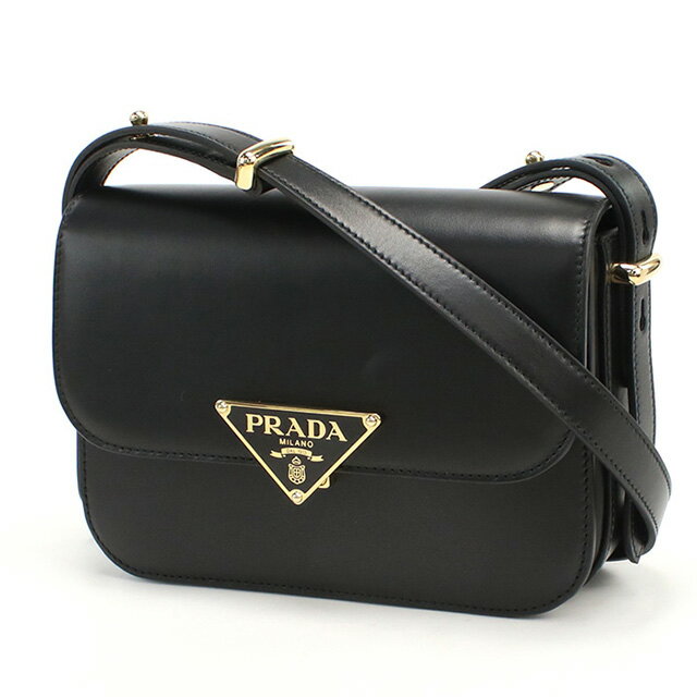 ＼2000円OFFクーポン+さらに9倍／ プラダ 斜め掛け ショルダーバッグ レディース ブランド PRADA イタリア 1BD375 NERO ブラック バッグ