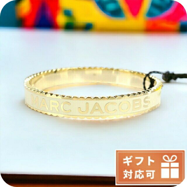 マーク・ジェイコブス バングル レディース MARC JACOBS メタル J105MT7PF22 CREAM-GOLD ホワイト系 ジュエリーアクセサリー