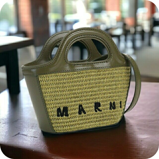 楽天市場】marni カゴバッグ(カラーカーキグリーン)(バッグ 楽天市場】marni カゴバッグ(カラーカーキグリーン)(バッグ