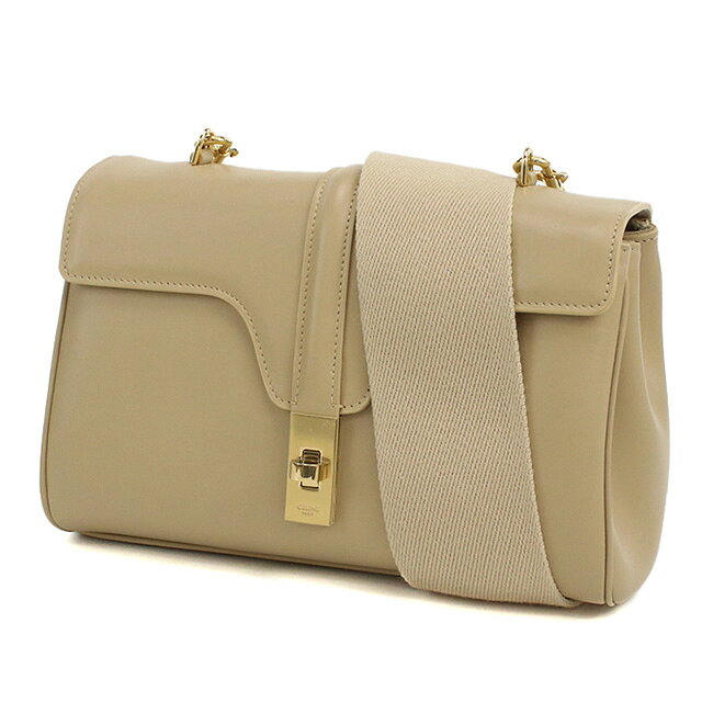 腕時計のななぷれ select shopの＼10%OFFクーポン★21日10時迄／ セリーヌ ショルダー レディース ブランド CELINE イタリア 19685 BEIGE ベージュ系 バッグ｜アングル3