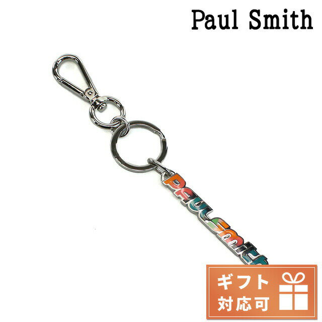 ポールスミス ＼5/18限定★全品10%OFFクーポンにさらに+3倍／ ポール・スミス キーリング メンズ Paul Smith メタル M1AKEYR マルチカラー 小物 父の日 プレゼント 実用的