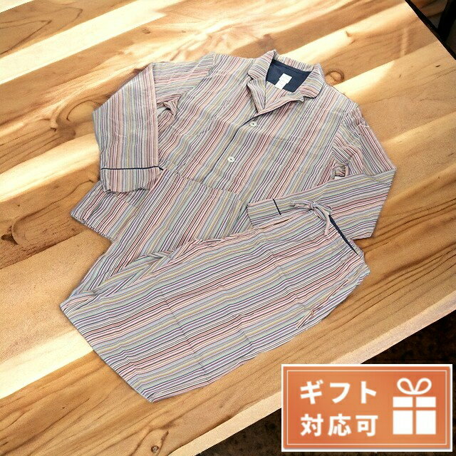 ＼21日10時まで★全品10%OFFクーポン／ ポール・スミス パジャマ メンズ Paul Smith コットン100% タイ M1A2871N マルチカラー ファッション 選べるモデル 父の日 プレゼント 実用的