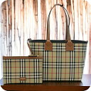 バーバリー トートバッグ レディース ブランド BURBERRY コットン、レザー イタリア 8066163 BRIAR BROWN-BLACK ブラウン系 マ...