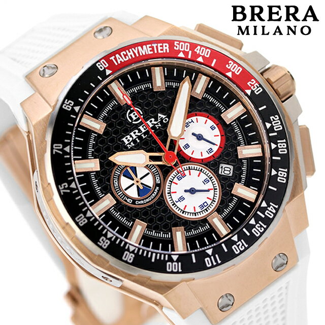 正規品 ブレラ ミラノ グランツーリスモ GT2 クロノグラフ メンズ 腕時計 BMGTQC4502B BRERA MILANO GRANTURISMO GT2 アナログ ブラック ホワイト 黒 ◆BRERA MILANOブランドは、2008年に創設されたBRERA OROLOGI創業コンセプトの延長として、2021年1月に誕生しました。イタリアでデザインされた腕時計が必ず持つべき三つの要素、つまり現代性、品質、魅力を要約しています。最高のデザインと職人技に深く根ざした緻密なイタリアの研究の結果で、長年にわたって着用者を満足させる能力を持つユニークな製品の品質を生み出します。 GRAN TURISMOは手元で圧倒的な存在感を発揮する大型ケースに、ブレラならではのカラフルで洗練されたカラーリングが人気のタイムピース。自動車のディテールから着想を得た遊び心あふれるデザインが特徴のこのモデルは、ペダル型プッシュボタンやハニカム（蜂の巣）構造のフロントグリルダイヤル、ケースに直接組み込んだラバーベルトの付け心地に優れ、スポーティで男らしい腕元を演出します。■さまざまなタイプの腕時計をご用意しています。メンズ腕時計 男性用腕時計 レディース腕時計 女性用腕時計 キッズウォッチ ペア ペアウォッチ 男女兼用腕時計 ユニセックス お揃い腕時計 カップル時計 ペアセット 記念日ペア 恋人用腕時計 クオーツ クォーツ 電池式 自動巻き 機械式 手巻き メカニカル 電波 ソーラー 電波ソーラー ソーラー電波 ソーラー電波時計 ソーラー電波腕時計 エコドライブ エコ・ドライブ スプリングドライブ 3針 クロノグラフ GMT 日付 曜日 カレンダー ストップウォッチ パワーリザーブ 耐衝撃 スケルトン 裏スケ スマートウォッチ Bluetooth デジタル アナログ アナデジ デジアナ 5気圧防水 防水 防水腕時計 ダイバー ダイバーズ ダイバーズウォッチ 限定モデル スクエア ラウンド 四角 丸形 丸型 ビッグフェイス 大きいサイズ 大きい 小さい 大きめ 小さめ 小ぶり 春 夏 秋 冬 見やすい シンプル ミリタリー アウトドア 海 プール に使える 薄型 薄い 軽い 軽量 超軽量 可愛い かわいい かっこいい おしゃれ きれい カジュアル フォーマル スイス製 日本製 国産 革ベルト レザーベルト ラバーベルト ゴムバンド ステンレス 金属ベルト メタル チタン キラキラ 華奢 小型腕時計 高級 高級時計 高級腕時計 ファッション時計 スーツ 仕事 ビジネス腕時計 スポーツ腕時計 ブランド ブランドウォッチ 人気ブランド カジュアルブランド ハイブランド おすすめ 人気 定番 ブラック ホワイト ブルー レッド イエロー ネイビー カーキ グリーン グレー ピンク ゴールド シルバー 黒 白 青 赤 緑 黄色 金色 銀色■幅広い方にご利用いただけます。10代 20代 30代 40代 50代 60代 70代 80代 男性 女性 メンズ レディース 男の子 女の子 男子 女子 働く女性 ベビー キッズ こども 子供 幼稚園 保育園 小学生 中学生 高校生 20歳 成人 大人 新卒 新社会人 お父さん お母さん 父 母 父親 母親 両親 旦那さん 夫 妻 奥さん 夫婦 おじいちゃん おばあちゃん 祖父 祖母 兄 姉 弟 妹 叔父 叔母 義父 義母 親戚 友達 友人 女友達 ママ友 同僚 上司 部下 取引先 先生 会社 学校 敬老会 カップル 婚約中の二人 記念日を祝う二人 彼氏 彼女 恋人 二人で使える ビジネスマン 社会人 シェア 男女兼用 ユニセックス■大切な記念日の贈り物としても人気です。ギフト プレゼント ラッピング 刻印サービス 名入れ サイズ調整 電池交換 プチギフト 特別ギフト 記念日ギフト まとめ買い 大量注文 贈答品 普段使い 実用的 お祝い お祝い返し 記念日 記念品 結婚記念日 誕生日 誕生日プレゼント 結婚祝い 成人式 成人祝い 出産祝い 就職祝い 卒園祝い 卒業祝い 合格祝い 引っ越し祝い 御祝 御礼 お礼 クリスマス クリスマスプレゼント バレンタイン バレンタインギフト バレンタインデー ホワイトデー チョコ以外 敬老の日 父の日 母の日 ははの日 ちちの日 ウェディングギフト ブライダルギフト 披露宴 結婚式 弔事 法事 還暦祝い 喜寿祝い 古稀祝い 傘寿祝い 米寿祝い 卒寿祝い 白寿祝い ダイヤモンド婚式 金婚式 銀婚式 デート 新築祝い 開店祝い 快気祝い 上棟祝い 賞品 コンペ景品 ゴルフコンペ ビジネス 仕事用 法人注文 退職祝い 定年退職記念品 入園祝い 入学祝い 卒園記念品 卒業記念品ブレラ ミラノ グランツーリスモ GT2 クオーツ 腕時計 メンズ クロノグラフ BRERA MILANO BMGTQC4502B アナログ ブラック ホワイト 黒品番BMGTQC4502B駆動方式クオーツ素材：ケースステンレススチール素材：ベルトラバー風防サファイアガラス文字盤カラーブラックベルトカラーホワイトサイズ（縦×横×厚）約54×45.5×13.5mmベルト腕周り約16-21.5cm重さ約127g仕様10気圧防水クロノグラフ24時間計日付表示タキメーターねじロック式りゅうず付属品ギャランティーカード・専用ボックス※環境負荷低減の取り組みの一環として、取扱説明書はデジタル化となりました。詳細は付属のシートをご確認ください。保証メーカーにて二年保証▼ご一緒にいかがですか？→サイズ調整→ギフトラッピング→名入れ・刻印→発送前 新品電池交換・商品と一緒にご注文下さい・各種サービスは一部対応不可商品がございます詳細は各サービスページをご参照くださいBRERA MILANOの商品一覧はこちら♪