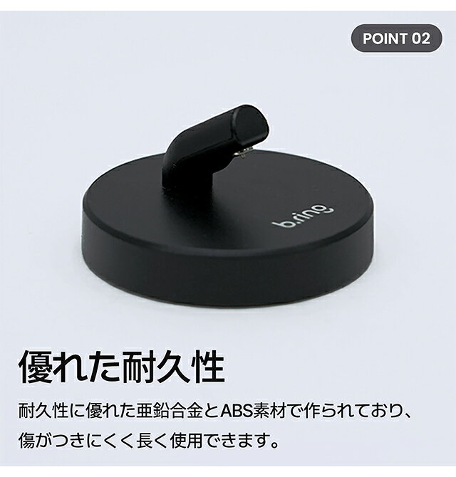 ブリング Charging Dock 充電式クォーツ スマートリング ブランド メンズ レディー...