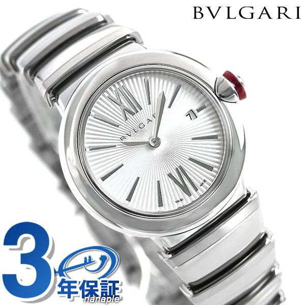 ブルガリ ルチェア 28mm ダイヤモンド レディース 腕時計 ブランド LU28C6SSD BVLGARI シルバー 記念品 プレゼント ギフト