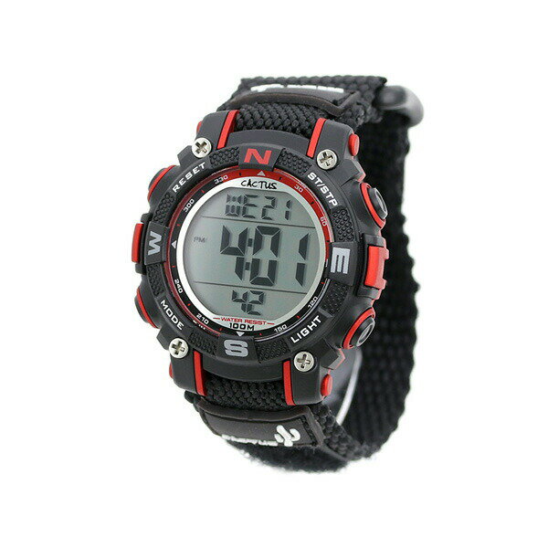 ＼最大2000円OFFクーポン★さらに+9倍／ 腕時計 ブランド キッズ カクタス 子供用 デジタル ブラック CAC-104-M01 CACTUS 時計 プレゼント ギフト