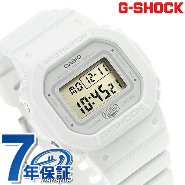 ＼5/20限定★全品10%OFFクーポンにさらに+3倍／ gショック ジーショック G-SHOCK GMD-S5600BA-7 デジタル ユニセックス メンズ レディース 腕時計 ブランド カシオ casio デジタル ホワイト 白 ギフト 父の日 プレゼント 実用的