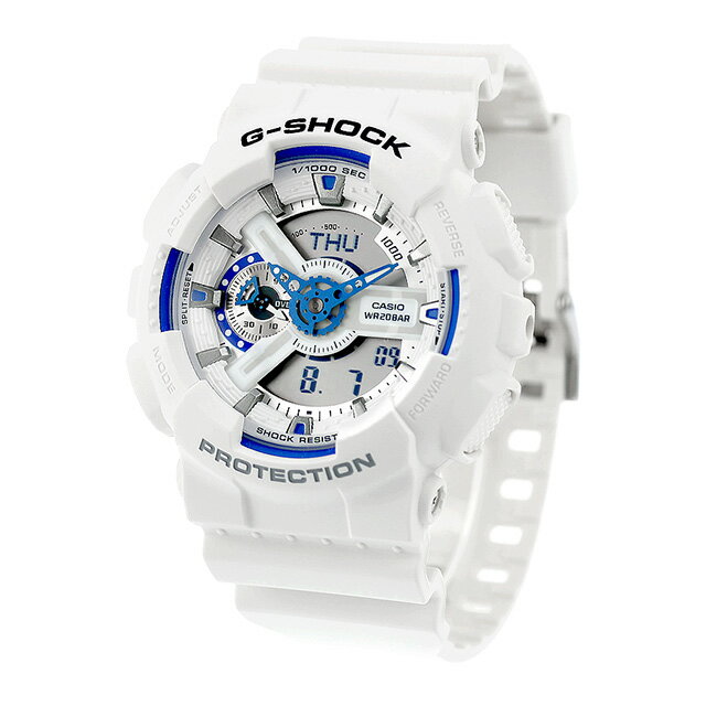 gショック ジーショック G-SHOCK クォーツ 電池式 GA-110HDS-7A アナログデジタル 110シリーズ メンズ 腕時計 ブランド カシオ casio アナデジ ホワイト 白 おしゃれ 防水 軽い プレゼント 男性 実用的