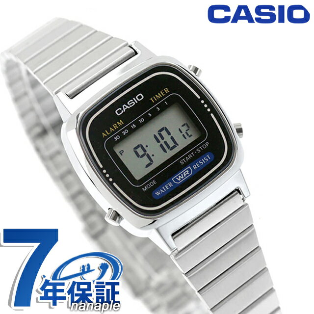 Rakuten - カシオ チープカシオ CASIO クォーツ 電池式 LA670WD-1 ビンテージ レディース チプカシ 腕時計 ブランド カシオ casio デジタル ブラック 黒 おしゃれ 防水 軽い 華奢 かわいい プレゼント 女性 実用的 学生 受験生 受験用 試験用 受験対応