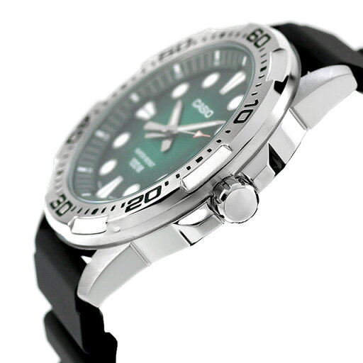 カシオ チープカシオ CASIO クォーツ 電池式 MTD-140-3AV スタンダード 海外モデル メンズ チプカシ 腕時計 ブランド カシオ casio アナログ グリーン ブラック 黒 おしゃれ 防水 小さい 軽い かわいい プレゼント 実用的