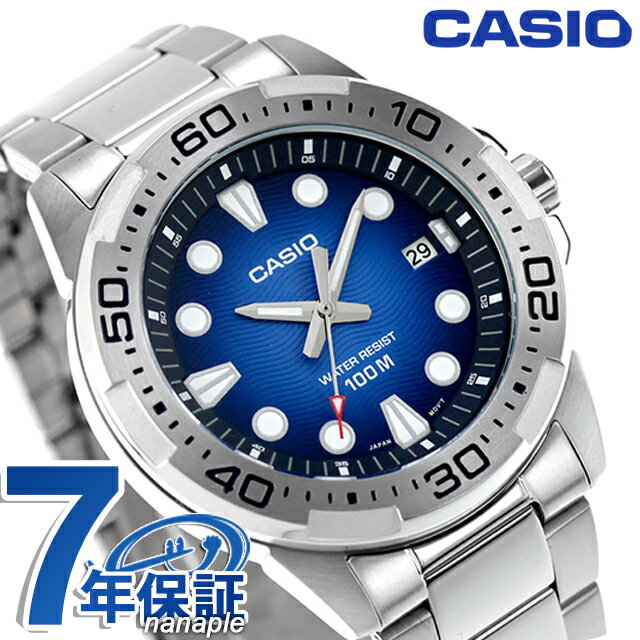 カシオ チープカシオ CASIO クォーツ 電池式 MTD-140D-2AV スタンダード 海外モデル メンズ チプカシ 腕時計 ブランド カシオ casio アナログ ブルー おしゃれ 防水 小さい 軽い かわいい プレゼント 実用的
