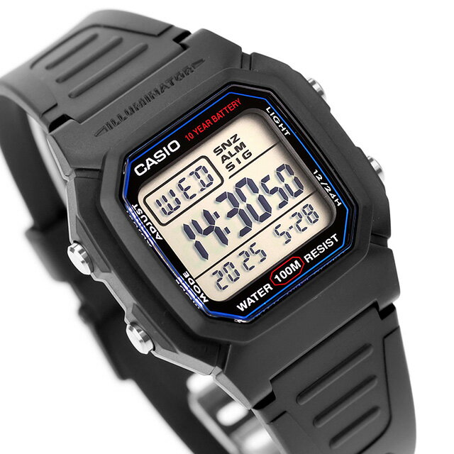 カシオ チープカシオ CASIO クォーツ 電池式 W-800H 海外モデル メンズ チプカシ ...