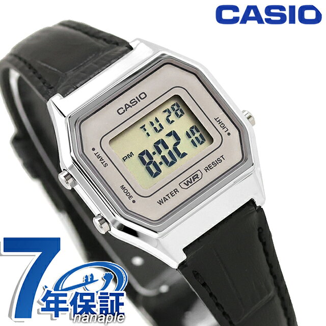 乐天商城 - カシオ チープカシオ CASIO ヴィンテージ クォーツ 電池式 LA680WEL-1 海外モデル レディース チプカシ 腕時計 ブランド カシオ casio デジタル ライトグレー ブラック 黒 おしゃれ 防水 軽い 華奢 かわいい プレゼント 女性 実用的