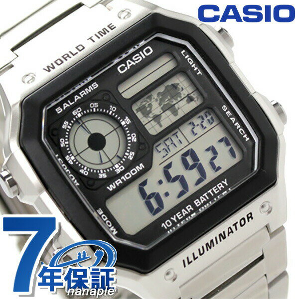 _5/18聚Si10%OFFN[|ɂ+3{^ JVI rv `[vJVI COf NI[c Y AE-1200WHD-1AVCF CASIO Vo[ `vJV v Mtg ̓ v[g pI