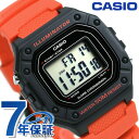 カシオ チープカシオ デジタル レッド 海外モデル メンズ レディース 腕時計 ブランド W-218H-4BVDF CASIO チプカシ 時計 記念品 プレゼン...