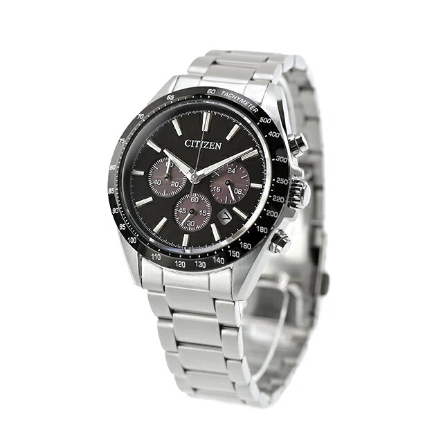 腕時計のななぷれ select shopのシチズン コレクション エコドライブ 腕時計 ブランド メンズ クロノグラフ ソーラー CITIZEN COLLECTION CA4764-57E アナログ ブラック 黒 おしゃれ 防水 プレゼント 男性 実用的｜アングル2