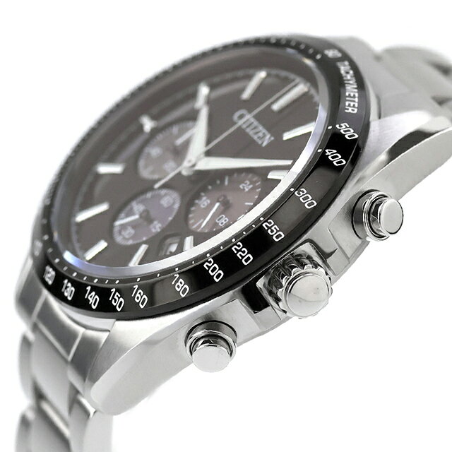 腕時計のななぷれ select shopのシチズン コレクション エコドライブ 腕時計 ブランド メンズ クロノグラフ ソーラー CITIZEN COLLECTION CA4764-57E アナログ ブラック 黒 おしゃれ 防水 プレゼント 男性 実用的｜アングル3