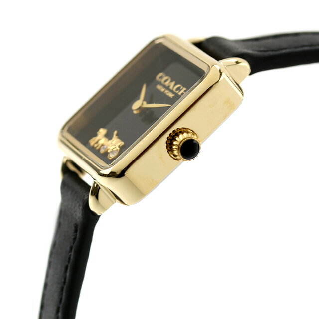 コーチ キャス クォーツ 電池式 腕時計 ブランド レディース COACH 14504225 アナログ ブラック 黒 おしゃれ 防水 軽い 華奢 かわいい プレゼント 女性 実用的