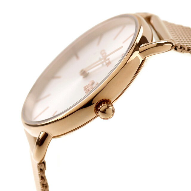 コーチ エリオット クォーツ 電池式 腕時計 ブランド レディース COACH 14504383 アナログ シルバー ゴールド おしゃれ 防水 軽い 華奢 かわいい プレゼント 女性 実用的