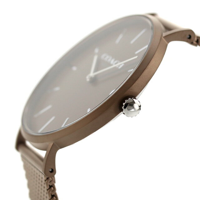 コーチ チャールズ クォーツ 電池式 腕時計 ブランド メンズ COACH 14602471 アナログ ブラウン おしゃれ 防水 プレゼント 男性 実用的