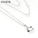 コーチ ネックレス レディース ブランド COACH ペンダント ロゴ 335949 RHO 030 シルバー アクセサリー