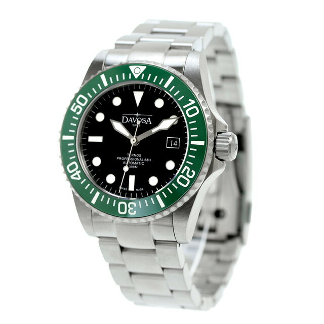 ＼10%OFFクーポン+さらに3倍★8/20限定／ ダボサ テルノス プロフェッショナル 68h 自動巻き 腕時計 ブランド メンズ DAVOSA 161.538.70 アナログ ブラック 黒 スイス製
