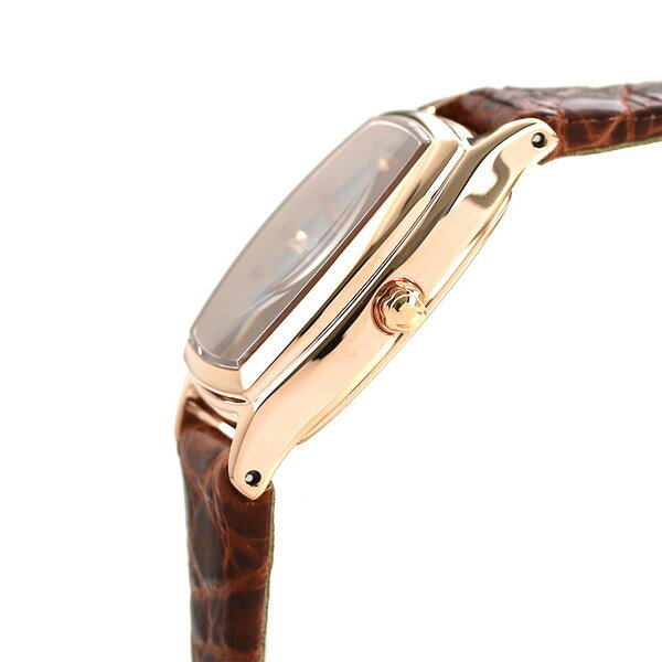 ＼10%OFFクーポン★2日10時迄／ シチズン エクシード エコドライブ EX2002-03A 腕時計 ブランド レディース シルバー×ブラウン CITIZEN EXCEED プレゼント ギフト