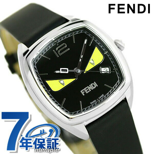 フェンディ 時計 モメント バグズ 32mm レディース 腕時計 ブランド F222031611D1 FENDI ブラック プレゼント ギフト