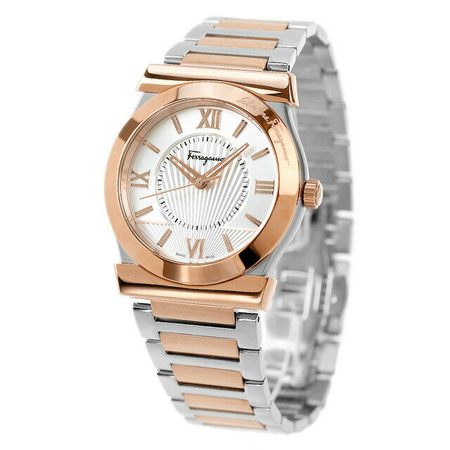 ＼2000円OFFクーポン+さらに9倍／ フェラガモ ヴェガ ジェント 37mm スイス製 メンズ 腕時計 ブランド FI0890016 Ferragamo シルバー 時計 ギフト プレゼント 実用的