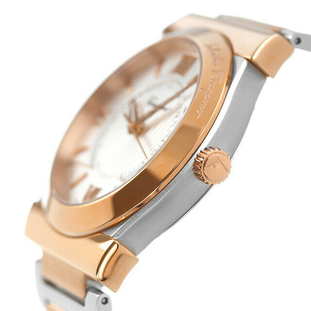 ＼2000円OFFクーポン+さらに9倍／ フェラガモ ヴェガ ジェント 37mm スイス製 メンズ 腕時計 ブランド FI0890016 Ferragamo シルバー 時計 ギフト プレゼント 実用的