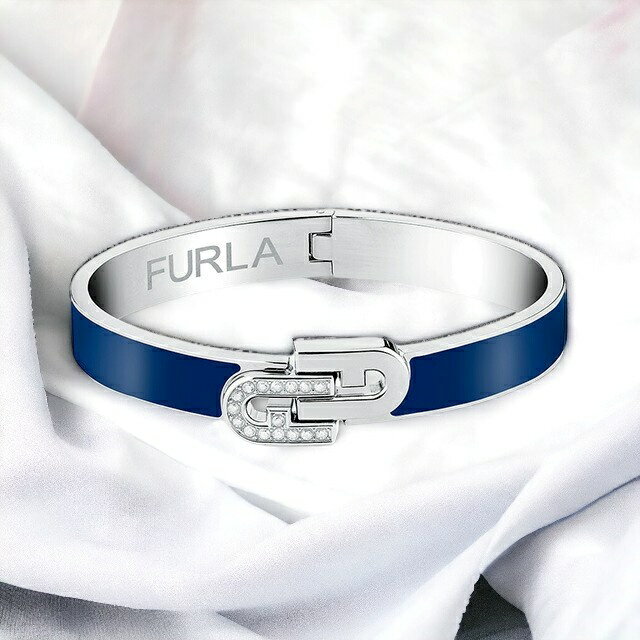 フルラ バングル レディース ブランド FURLA ARCH BANGLE Lサイズ ステンレススチール FJ0120BTL ブル..