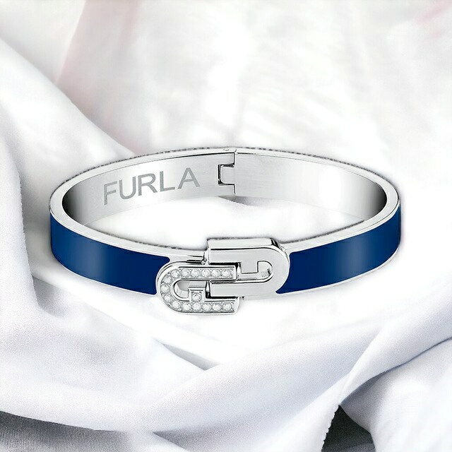 フルラ バングル レディース ブランド FURLA ARCH BANGLE Sサイズ ステンレススチール FJ0120BTS ブル..