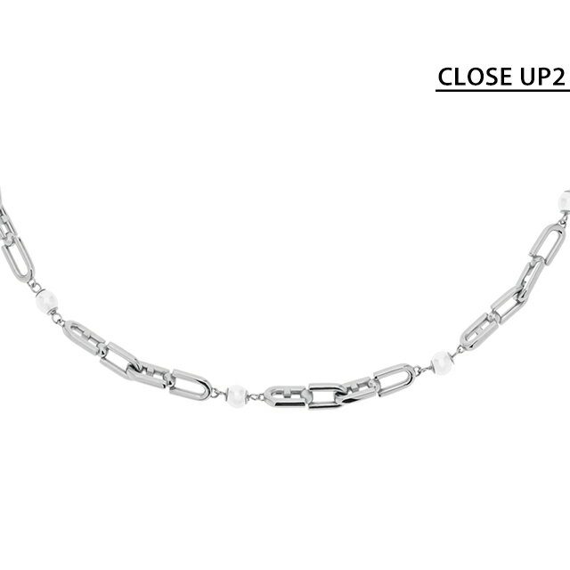 ＼2000円OFF+さらに9倍／ フルラ ネックレス レディース ブランド FURLA FURLA CHAINED LOGO ステンレススチール FJ0927NTU シルバー ジュエリー 3