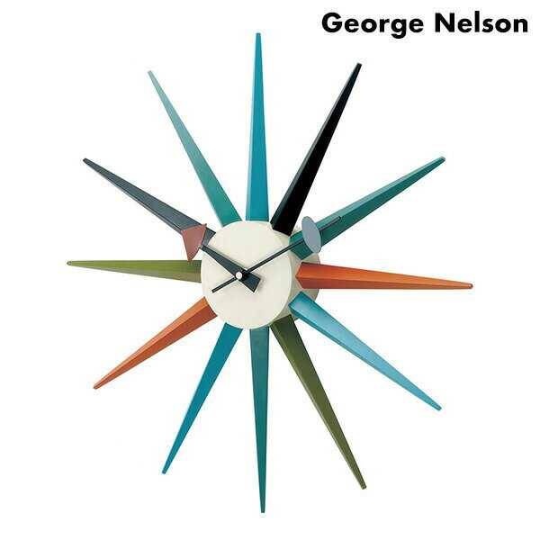 ＼先着2000円OFFクーポンにさらにポイントUP／ ジョージ ネルソン 掛時計 ブランド George Nelson GN396C サンバースト クロック プレゼント ギフト