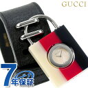 ＼激アツな6日間★全品10%OFFクーポン／【クロス付】 GUCCI コンスタンス クオーツ 腕時計 レディース 革ベルト グッチ YA150515 アナログ ホワイトシェル ブラック 黒 スイス製