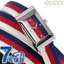 ＼激アツな6日間★全品10%OFFクーポン／【クロス付】 GUCCI Gフレーム クオーツ 腕時計 レディース 3重巻き グッチ YA147502 アナログ ホワイト レッド ネイビー 白 スイス製