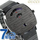 \さらに+4倍★今だけ!!/ グッチ 時計 グリップ クオーツ 腕時計 メンズ レディース GUCCI YA157429 ブラック 黒 スイス製