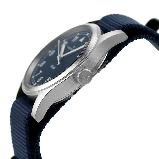 ハミルトン カーキ フィールド 33mm クオーツ 腕時計 ブランド メンズ レディース HAMILTON H69301940 アナログ ブルー スイス製