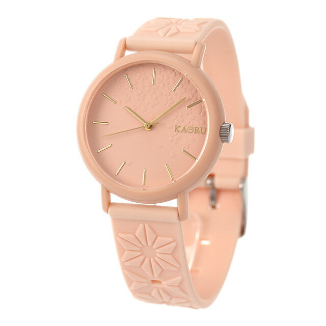 カオル サクラの香り 38mm クオーツ メンズ レディース 腕時計 KAORU001S2 KAORU ピンクベージュ 記念品 ギフト 父の日 プレゼント 実用的