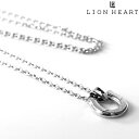ライオンハート ネックレス メンズ レディース ブランド LION HEART エルエイチワン サージカルステンレス316L 03NE062ASV シルバー ア...