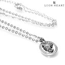 \さらに+4倍★今だけ!!/ ライオンハート ネックレス メンズ レディース ブランド LION HEART コイン 動物 LHMN010H シルバー アクセサ...