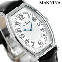 \全品10%OFFクーポン★21日10時迄/ マンニーナ MANNINA メンズ 腕時計 ブランド トノー 31mm クオーツ 替えベルト付 MNN002-01...