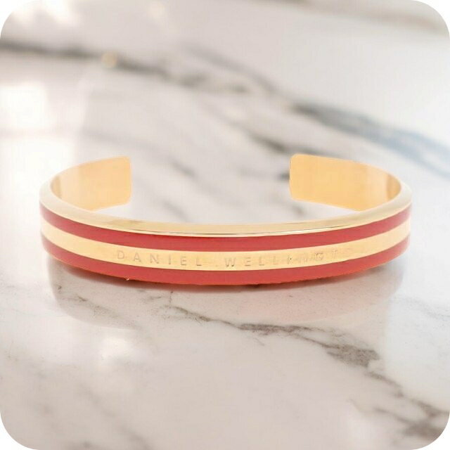 ダニエルウェリントン DANIEL WELLINGTON バングル ブレスレット レディース DW00400014 CLASSIC BRACELET RED S...