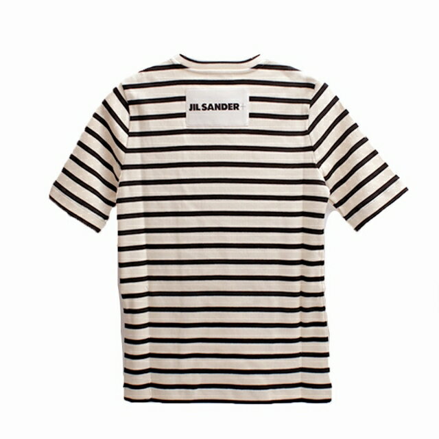 ジルサンダー JIL SANDER Tシャツ J40GC0111-J46497-080-M レディース クリーム ボーダー JILSANDER 2