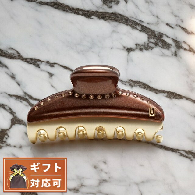＼全品10%OFFクーポン／ アレクサンドルドゥパリ ALEXANDRE DE PARIS ヘアクリップ ICCM-15571-03X4-PAILBRUN ヘアアクセ レディース ブラウン クリップ