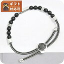 ディーゼル DIESEL ブレスレット DX1151040 メンズ 数珠 ブラック シルバー